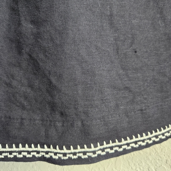 J.Crew Linen Blend black Dress Size Medium - Picture 6 of 9